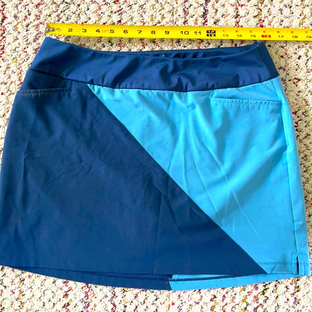 Golf skirt/skort two tone blue by Adidas